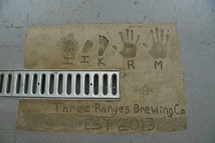 Lewis family handprints